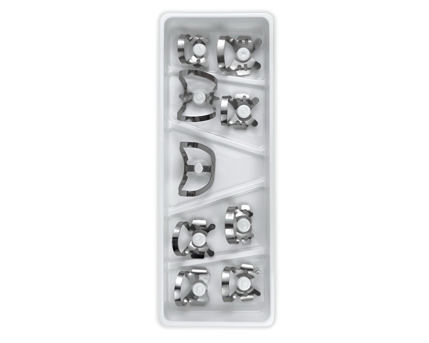 Set of Rubber Dam Clamps - 1, 7, 8, 8А, 9, 14, 201, 202, 212