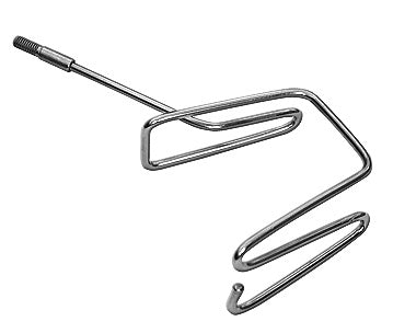 Retractor (with Screw Thread for Connection with Standard Mirror Handle) medical equipment for hospital and laboratory use