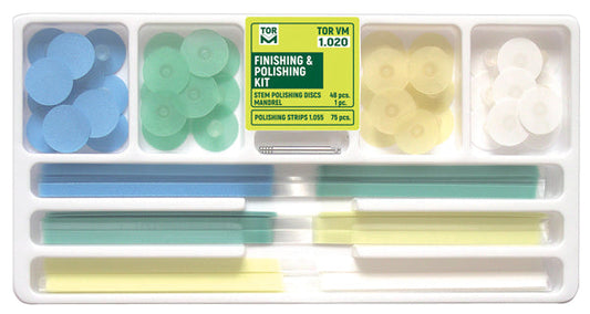 Finishing and Polishing Kit - Discs (48pcs) and Strips (75pcs) medical equipment for hospital and laboratory use