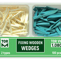 Wooden Wedges of 2 Types 100pcs medical equipment for hospital and laboratory use