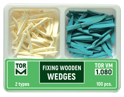 Wooden Wedges of 2 Types 100pcs medical equipment for hospital and laboratory use