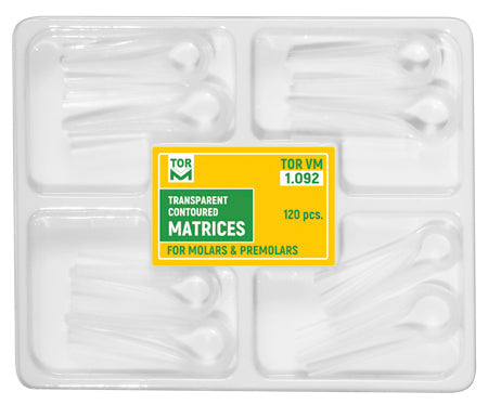 Kit of Premolar and Molar Transparent Contoured Matrices 120pcs medical equipment for hospital and laboratory use