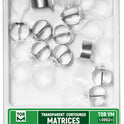 Transparent Contoured Matrices Combined with Clamp for Gross Molars 10pcs medical equipment for hospital and laboratory use