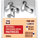 Small Sectional Contoured Matrices 50pcs medical equipment for hospital and laboratory use