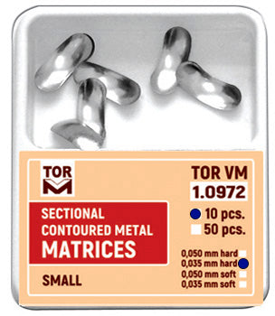 Small Sectional Contoured Matrices 50pcs medical equipment for hospital and laboratory use