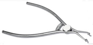 Forceps with Stoppers for Rings medical equipment for hospital and laboratory use