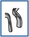 M Ring (Tines Are Curved Out To Fix Matrix On Mesial Side of The Tooth)
