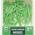 Wooden Wedges Thin Short (Green or White) 100pcs medical equipment for hospital and laboratory use