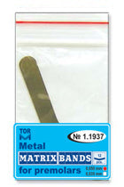 Metal Matrix Bands for Molars Shape 7 (without Ledge) 12pcs