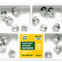 Kit of Premolar Transparent Contoured Matrices Combined with Clamp 16pcs medical equipment for hospital and laboratory use