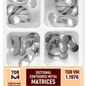 Medium Sectional Contoured Matrices of Four Types 30pcs medical equipment for hospital and laboratory use