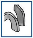 Ring with Flat Tines