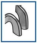 Ring with Flat Tines