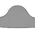 Saddle Metal Matrices Small (Shape 3) 12pcs