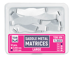 Saddle Metal Matrices Large (Shape 2) 12pcs medical equipment for hospital and laboratory use