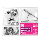 Kit of Saddle Contoured Metal Matrices 18pcs with Springclip medical equipment for hospital and laboratory use