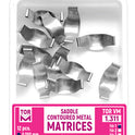 Saddle Contoured Metal Matrices Small (Shape 3) 12pcs medical equipment for hospital and laboratory use