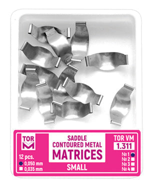 Saddle Contoured Metal Matrices Small (Shape 3) 12pcs medical equipment for hospital and laboratory use