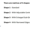 Saddle Contoured Metal Matrices Small (Shape 3) 12pcs