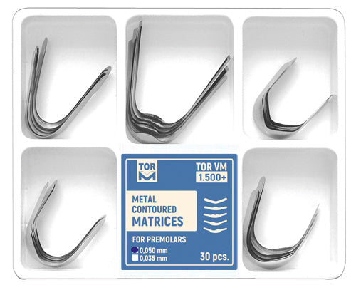 Metal Contoured Matrices for Premolars 30pcs medical equipment for hospital and laboratory use