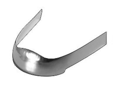 Metal Contoured Matrices for Molars Shape 5 (One Central Ledge), Elongated 12pcs