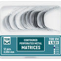 Metal Contoured Perforated Matrices Small (Shape 2) 12pcs medical equipment for hospital and laboratory use