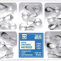 Metal Contoured Matrices for Premolars Combined with Clamp 16pcs medical equipment for hospital and laboratory use