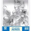 Metal Contoured Matrices for Premolars Combined with Clamp Shape 1 (One Central Ledge) 10pcs medical equipment for hospital and laboratory use