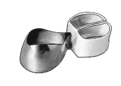 Metal Contoured Matrices for Premolars Combined with Clamp Shape 2 (Two Central Ledges) 10pcs