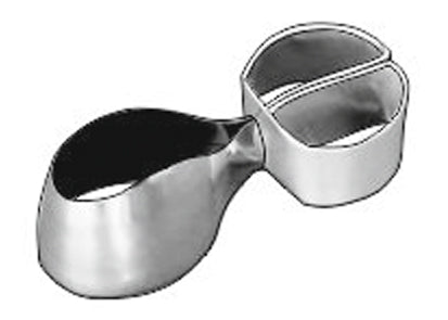 Metal Contoured Matrices for Molars Combined with Clamp Shape 2 (Two Central Ledges) 10pcs