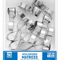 Metal Contoured Matrices for Molars Combined with Clamp Shape 4 (Right Ledge) 10pcs medical equipment for hospital and laboratory use