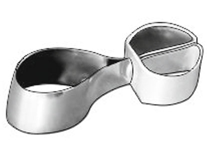 Metal Contoured Matrices for Molars & Premolars Combined with Clamp Shape 5, without Ledge 10pcs