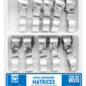 Metal Contoured Matrices for Molars Combined with Clamp 10pcs medical equipment for hospital and laboratory use