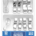 Metal Contoured Matrices for Molars & Premolars Combined with Clamp Shape 5, without Ledge 10pcs medical equipment for hospital and laboratory use
