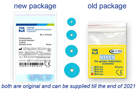 Coarse Discs for Gross Reduction with Metal Connector, 40pcs medical equipment for hospital and laboratory use