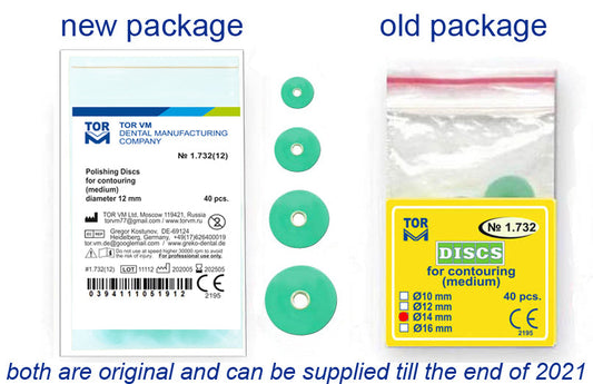 Medium Discs for Contouring with Metal Connector, 40pcs medical equipment for hospital and laboratory use