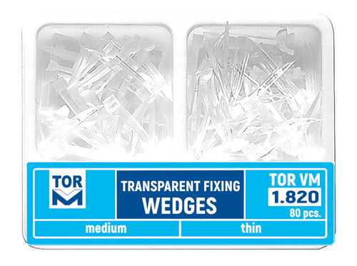 Fixing Transparent Plastic Wedges 80pcs medical equipment for hospital and laboratory use
