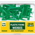 Fixing Plastic Wedges 40pcs