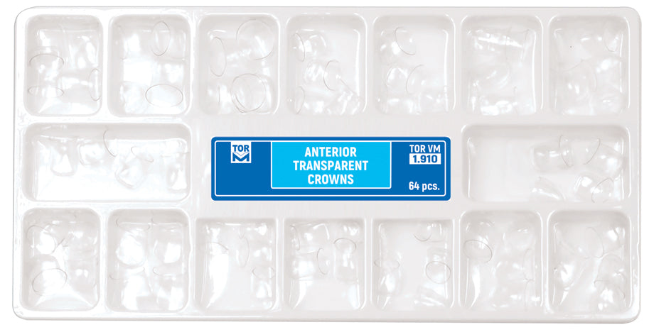 Anterior Transparent Crowns 64pcs