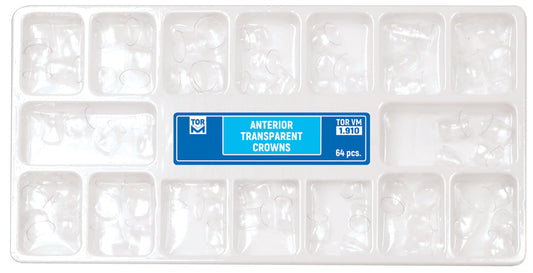 Anterior Transparent Crowns 64pcs