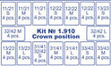 Anterior Transparent Crowns 64pcs