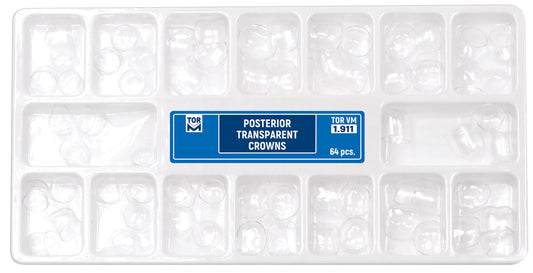 Posterior Transparent Crowns 64pcs medical equipment for hospital and laboratory use