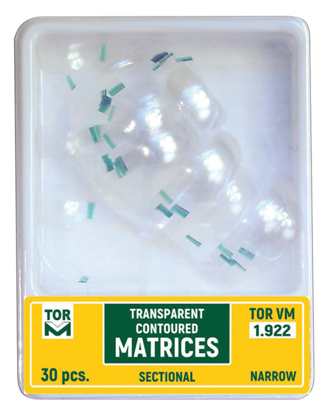 Transparent Sectional Contoured Matrices Narrow 30pcs medical equipment for hospital and laboratory use