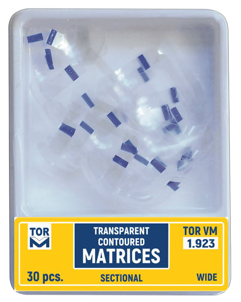 Transparent Sectional Contoured Matrices Wide 30pcs medical equipment for hospital and laboratory use