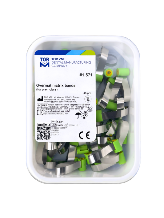 Overmat Refill - Steel Matrix Bands, 40pcs medical equipment for hospital and laboratory use
