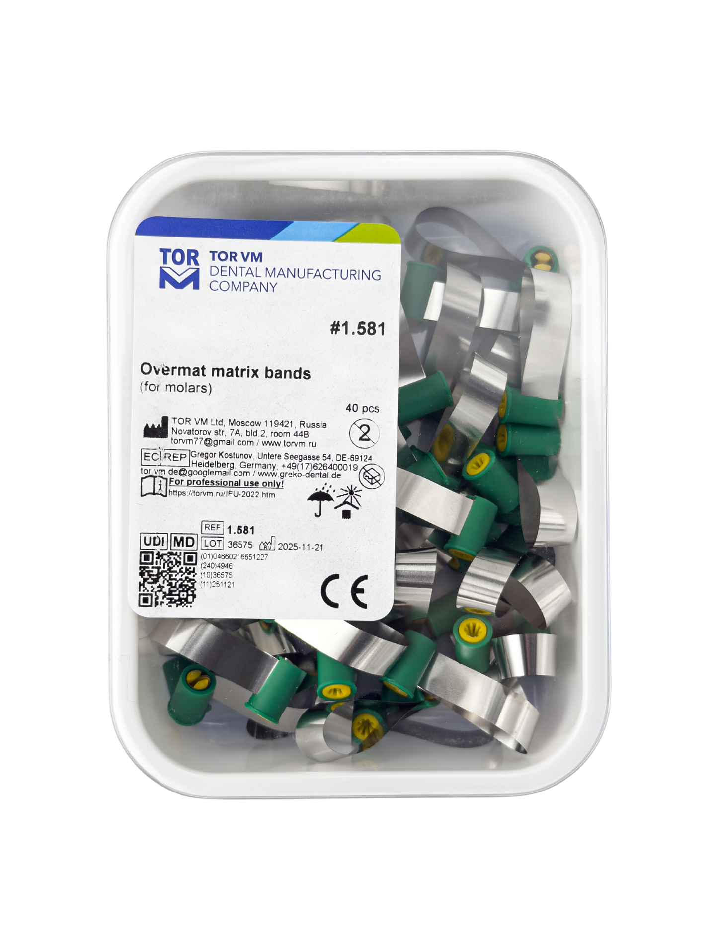 Overmat Refill - Steel Matrix Bands, 40pcs