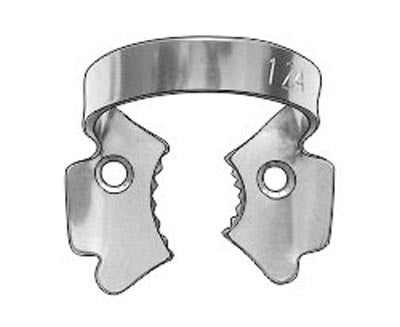 Clamp 12A (Tiger Clamp with Serrated Beak (Left-Sided), for Second and Third Upper Molars) medical equipment for hospital and laboratory use
