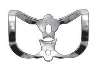 Clamp 210 ("Butterfly" By Ferrier with The Effect of Mechanical Gingival Retraction, for Restoration of Cervical Areas of Tooth Facial Surfaces) medical equipment for hospital and laboratory use