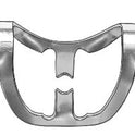 Clamp 212 ("Butterfly" By Ferrier with The Effect of Mechanical Gingival Retraction, for Restoration of Cervical Areas of Tooth Facial Surfaces) medical equipment for hospital and laboratory use