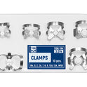 Set of Rubber Dam Clamps - 9, 0, B4, 2, 2A, 7, 8, W56, 12A, 13A medical equipment for hospital and laboratory use